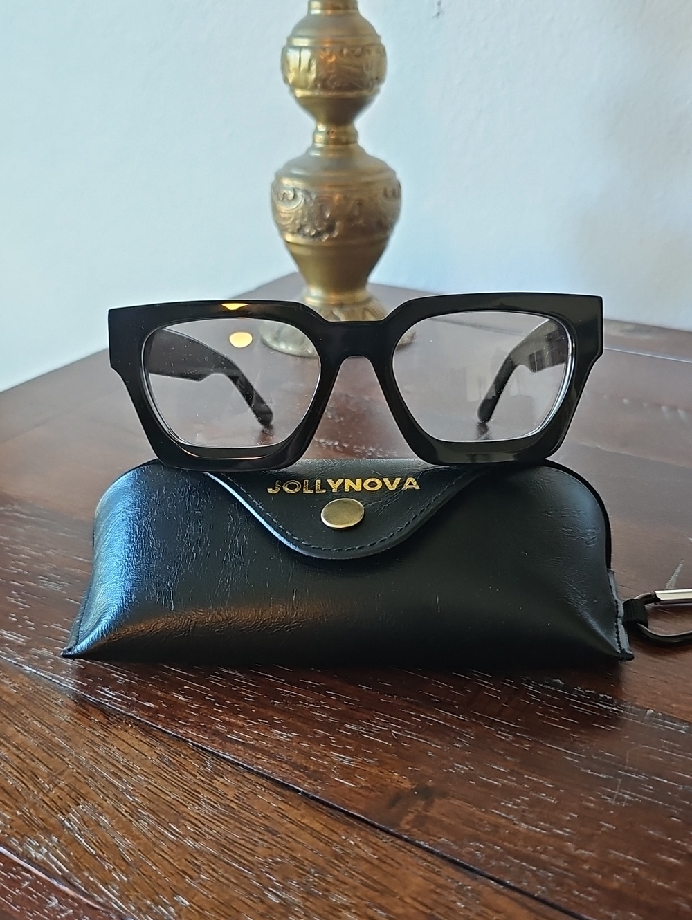 ●●JOLLYNOVA THICK SQUARE BLACK EYE FRAMES NIB●●
